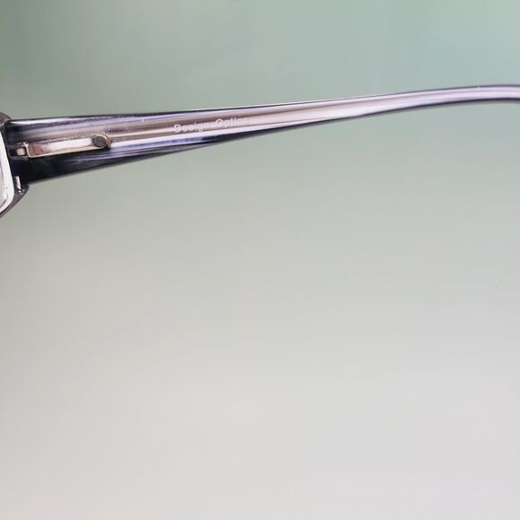 Design Optics reading glasses +2.75 silver gray full rim rectangular - Picture 7 of 8